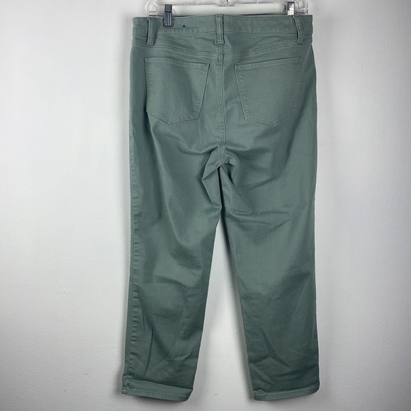 Talbots Flawless Size 8 Straight Crop Green Women's Jeans - Picture 6 of 11